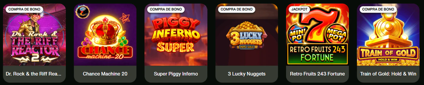 Colección de tragamonedas y slots online disponible en Cashwin Casino